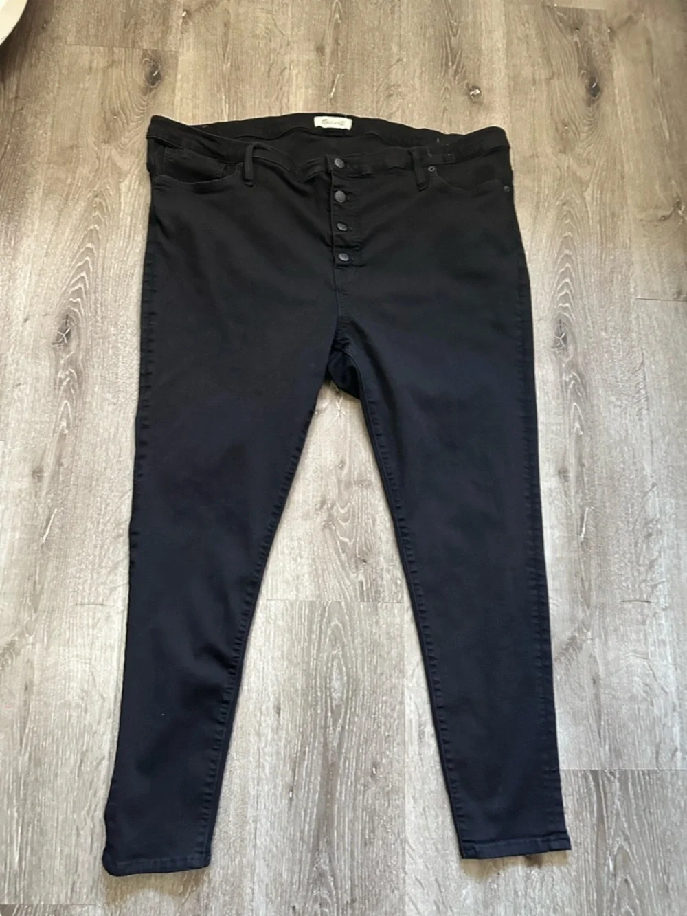 Madewell plus Black Skinny Jeans size 37 - Picture 3 of 9